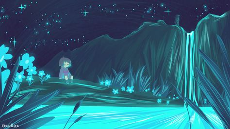 Undertale Pc, Undertale Pixel Art, Undertale Background, Steam Artwork, Waterfall Background, Undertale Gif, Undertale Ost, Gif Background, Undertale Art