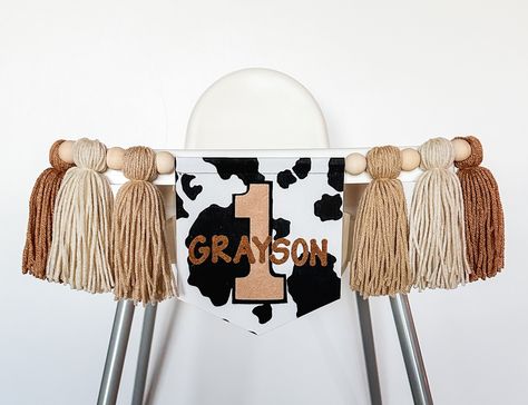 First Rodeo High Chair Banner, Cowboy First Birthday, 1st Rodeo, Easter Birthday Party, Barn Party, First Birthday Banner, 1st Birthday Photo, Birthday Photo Shoot, Birthday Highchair