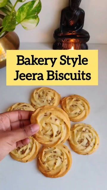 Jeera Cookies Recipe, Jeera Biscuits Recipe, Piping Rosettes, Instagram Bakery, Cookie Recipes Homemade, Butter Cookies Recipe, Cumin Seeds, All Purpose Flour, Icing Sugar