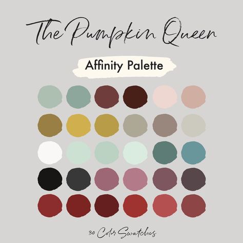 Color Palette For Procreate, The Pumpkin Queen, Pumpkin Queen, Halloween Colors, Color Pallete, Pallet Painting, Color Palette Design, Colour Board, Wallpaper Pictures