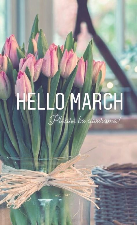 HAPPY March Screensavers, Hello March Images, March Images, New Month Wishes, March Quotes, Seasons Months, Hello April, Hello March, March Month