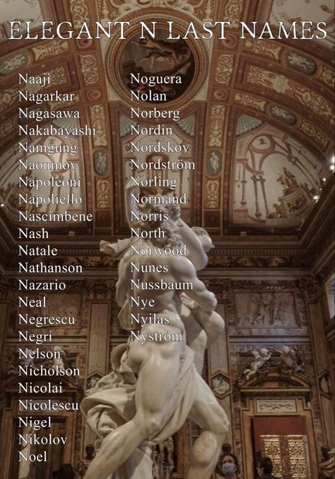 Royalty Last Names, Lastnames Ideas, 18th Century Names, Last Name Aesthetic, Victorian Last Names, S Last Names, Powerful Last Names, Elegant Last Names, 80s Names