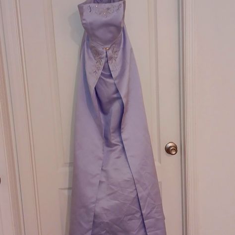 Lilac,Polyester, Strapless Invert Rhine Lilac Dress Formal, Titanic Dresses, Tangled Dress, Purple Strapless Dress, Eggplant Dress, Hoco Dresses Purple, Purple Formal Dress, Marauders Dr, Zaful Dresses