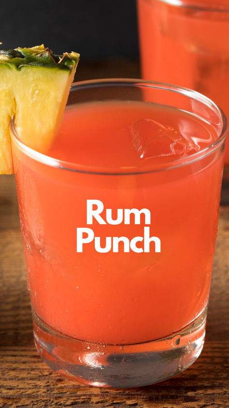 Rum Punch Carnival Rum Punch Recipe, Carribean Rum Punch, Jungle Juice Recipe Alcoholic, Jungle Juice Recipe, Fruity Mixed Drinks, Poolside Cocktails, Puerto Rican Rum, Rum Punch Recipes, Yummy Alcoholic Drinks