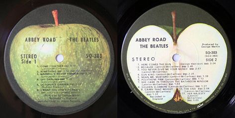 Record Label Logo, Beatles Apple, Cd Album Covers, Apple Tattoo, Illustration Software, Apple Records, Beatles George, Label Art, Beatles Abbey Road