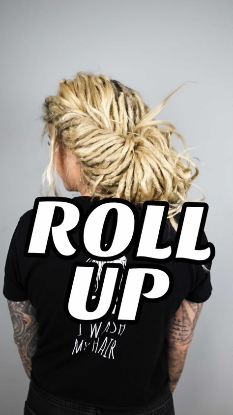 Styling Dreads Dreadlock Hairstyles, How To Wear Dreads Up, Updos For Dreadlocks, Dread Bun Styles Women, Fancy Dreadlocks Hairstyles, Dread Updos For Women, High Dread Ponytail, Ways To Style Dreads, Half Dread Hairstyles