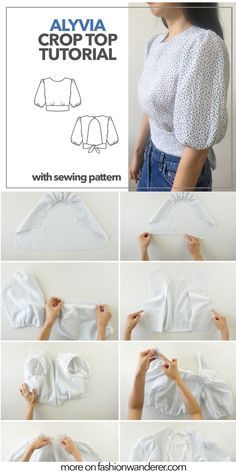 Start a new hobby Haine Diy, Diy Tops, Top Sewing, Sew Ins, Diy Sewing Pattern, Top Sewing Pattern, Sewing Design, Clothes Sewing Patterns, Diy Sewing Clothes