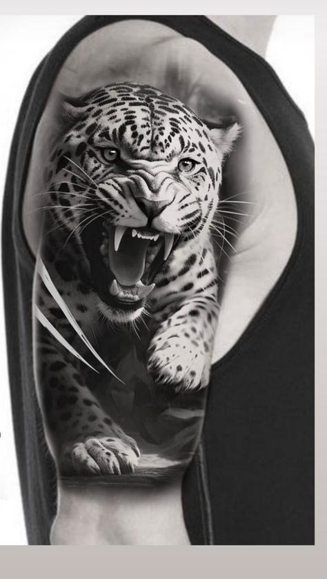 Mexican Jaguar Tattoo, Leopard Tattoo Men, Aztec Jaguar Tattoo, Blue Eyed Animals, East Side Tattoo, Cute Tattoo Ideas, Africa Tattoos, Jaguar Tattoo, Mexican Tattoo