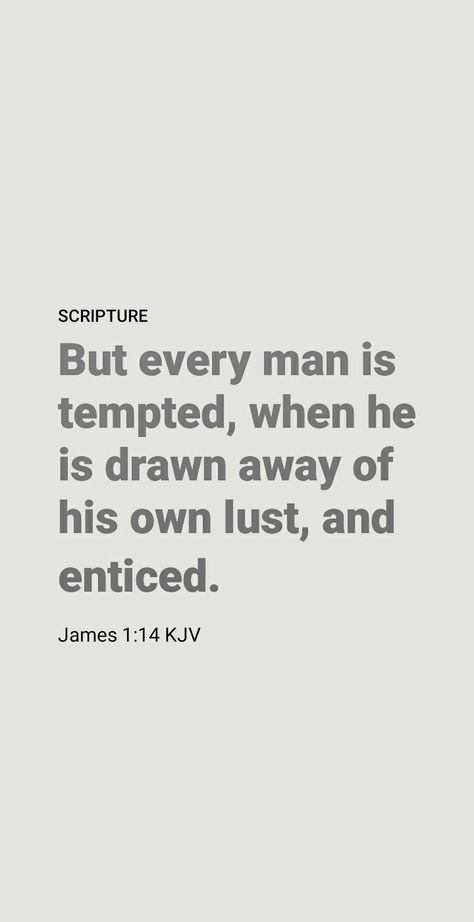 Bible Quotes About Lust, James 1, Words Of Comfort, Verses Quotes, Inspirational Bible Quotes, Manifestation Affirmations, Verse Quotes, Bible Inspiration, Bible Verses Quotes