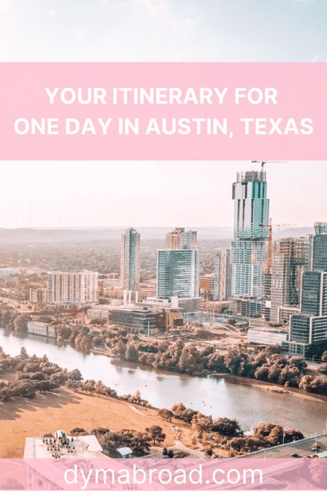 One Day in Austin: Things To Do During 24 Hours in Austin Rainey Street Austin, Austin Travel, Texas State Capitol, Visit Austin, Zilker Park, Downtown Austin, One Day Trip, Capitol Building, Anniversary Trips