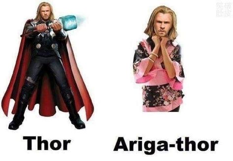 Thor Jokes, Captain Jack Sparrow Funny, Thor Meme, Funny Cartoon Images, Marvel Images, Marvel Avengers Funny, Marvel 3, Marvel Jokes, Woo Young