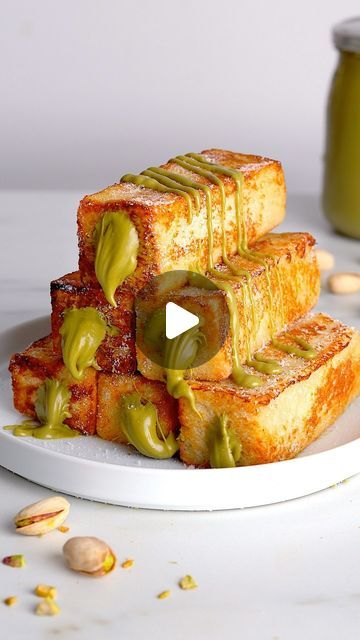 French Yogurt Cake, French Toast Sticks, Pistachio Cream, Brunch Time, Yogurt Cake, French Toast Recipe, More Recipes, The Breakfast Club, Sunday Brunch