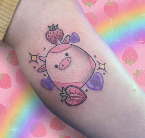 Squishmallow Tattoo Ideas, Squishmallows Tattoo, Squishmallow Tattoo, Hermit Tattoo, Revolution Tattoo, Kawaii Tattoos, Tattoo Planning, Cute Tats, Tattoos For Women Half Sleeve