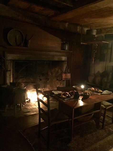 Feyre's Cottage, Snowy Cabin Aesthetic Interior, Poor Cottage Aesthetic, Fantasy Cabin Aesthetic, Cozy Rustic Aesthetic, Victorian Farm Aesthetic, Old House Asthetics, Medieval Cottage Aesthetic, Warm Cabin Aesthetic