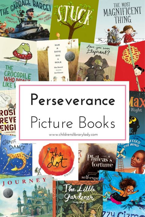 Perseverance Picture Book List Perseverance Activities, Character Education Lessons, Kid Books, Childrens Library, Children Books, Mentor Texts, Preschool Books, Character Education, Book List