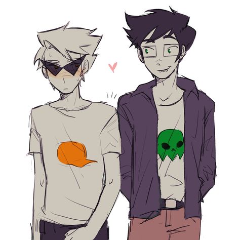 Dirk X Jake, Touch Starved, Homestuck Characters, H Words, Home Stuck, Fan Comic, Homestuck, Art Reference Photos, Matching Pfp