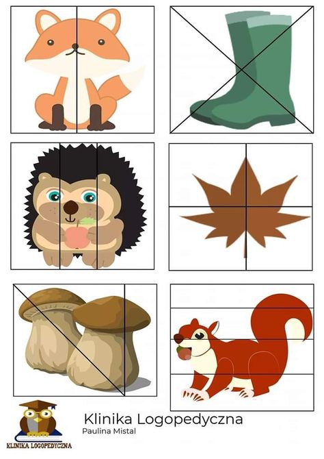 Autumn Preschool Activities, Autumn Puzzle, Montessori Art, Kindergarden Activities, Preschool Activities Toddler, Baby Learning Activities, Autumn Activities For Kids, Fall Preschool, Creative Activities For Kids