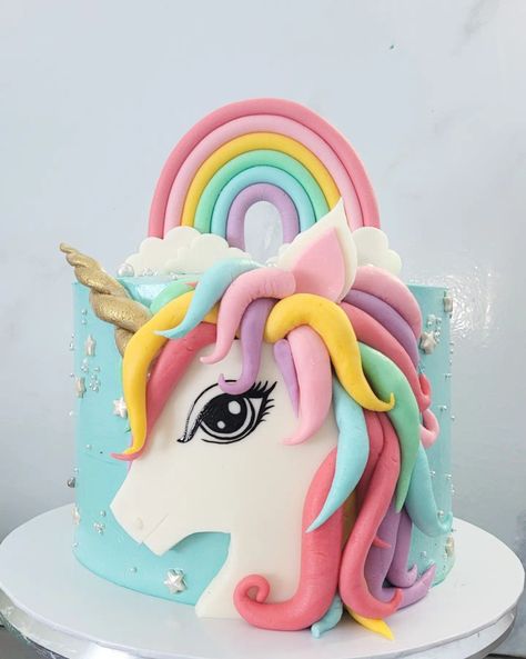 Fondant Unicorn, Face Tutorial, Summer Cakes, Unicorn Face, Unicorn Cake, 4th Birthday, 3rd Birthday, Birthday Ideas, Fondant