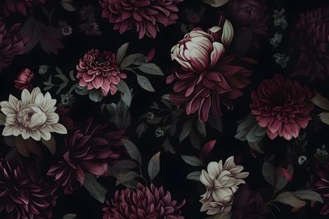 Dark Floral Desktop Wallpaper, Large Desktop Wallpaper Aesthetic, Vintage Flowers Wallpaper Desktop, Gothic Computer Background, Dark Feminine Laptop Wallpaper, Flower Computer Background, Goth Wallpaper Desktop, Floral Laptop Wallpaper, Gothic Wallpaper Laptop