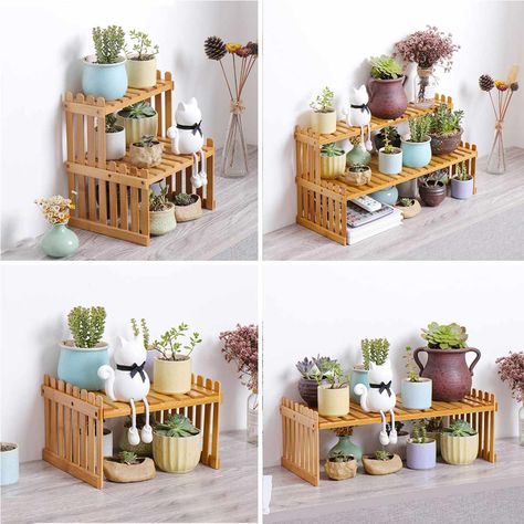 Garden Organizer, Balcony Shelf, Collection Display Shelves, Wooden Plant Stands Indoor, Flower Display Stand, Garden Rack, Wood Storage Rack, Organizers Storage, Slatted Shelves