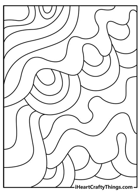 Trippy Coloring Pages, Aesthetic Colouring Pages Printable, Classe D'art, Ipad Drawing, Adult Coloring Books Printables, Pattern Coloring Pages, Coloring Page Ideas, Printable Adult Coloring Pages, Unicorn Coloring Pages