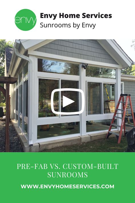 Pre-Fab vs. Custom-Built Sunrooms . . . #sunroomdeor #sunroom #sunrooms #sunroomdesignideas #sunroomideas #sunroomdesign #sunroomstyle #sunroominspo #sunroomaddition #patiolife #patiogoals #patioliving #patioseason #patios #patiocovers #porchenclosure #porchdecor #roomaddition #roomadditions #roomadditionplanning #prefabsunroom #diysunroom #sunroombuilder Prefab Sunroom, Panoramic Sunroof, Eze Breeze Windows Sunrooms, Sunroom Windows Four Seasons Room, 4 Season Sunroom Ideas, Sunrooms, Prefab Sunroom Room Additions, Four Season Sunroom, Ezebreeze Windows Sunrooms