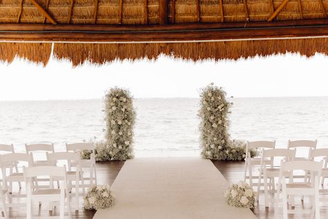 Dreams Vista Cancun in Cancun, MX Venue: ocean deck palapa Dreams Vista Cancun Wedding, Dreams Vista Cancun, Palapa Wedding, Sayulita Wedding, Cancun Wedding, Wedding Aesthetic, Mexico Wedding, Resort Style, Style Wedding