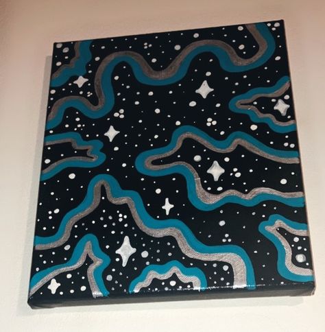 Space Art Simple, Trippy Painting Ideas Creative Simple, Emo Painting Ideas, Emo Painting, Retro Paintings Ideas, Trippy Painting Ideas Creative, Boxing Aesthetic, Random Diys, Hippie Crafts