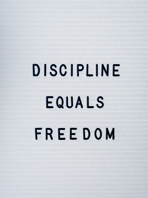 Discipline equals freedom Discipline Equals Freedom Wallpaper, Discipline Equals Freedom Tattoo, Time Freedom Aesthetic, Discipline Is Freedom, Discipline Tattoo Ideas, Money Alter, Discipline Freedom, Discipline Tattoo, Freedom Word