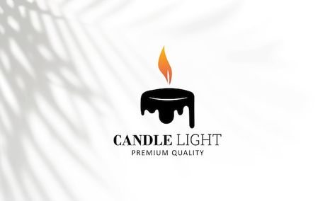 Melted candle logo template vector illus... | Premium Vector #Freepik #vector #fire-flames #fire #burning-candle #flame Spark Logo, Melted Candle, Candle Logo Design, Aesthetic Tumblr Backgrounds, Cat Design Illustration, Candle Fire, Candle Logo, Flame Candle, Bunny Images