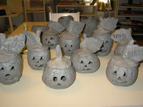 Clay Lesson Plans, Clay Projects Kids, Clay Lanterns, Pumpkin Lessons, Clay Activity, Coil Pot, Clay Projects For Kids, Clay Lesson, Clay Crafts For Kids