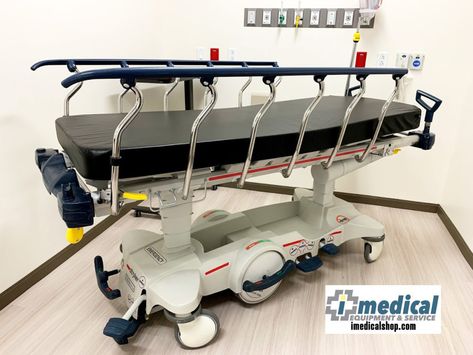 Stryker 1015 M Series Big Wheel Stretcher Copper Bed, Winchester Virginia, Urgent Care Clinic, Bed Sores, Laser Surgery, Acute Care, Hospital Bed, Surgery Center, Bed Rails