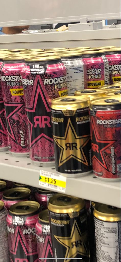 Rockstar Energy Drink Aesthetic, Rockstar Drink, Jenny Core, I Need Answers, Dad Core, Rockstar Energy Drink, Rockstar Energy Drinks, Rockstar Energy, Glass Sink