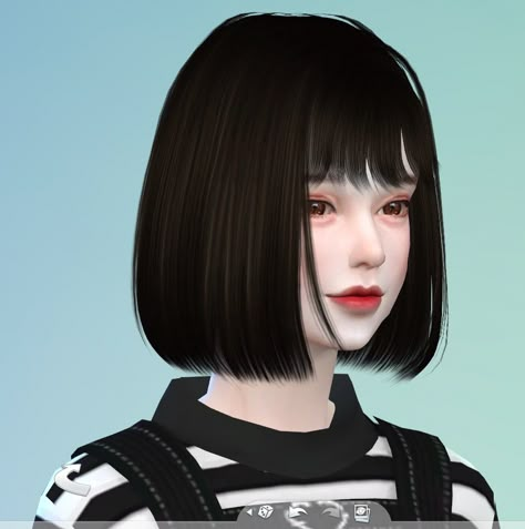 Asian Hair Sims 4, Sims 4 Cc Eyes, Sims 4 Anime, Short Grunge Hair, Pelo Sims, My Sims, The Sims 4 Packs, Sims 4 Children, Sims 4 Body Mods