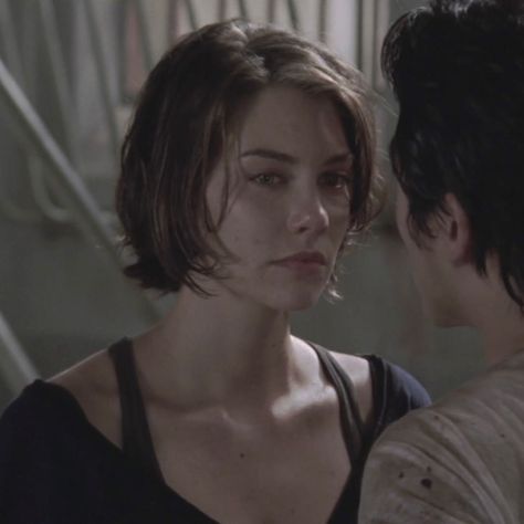 Maggie Rhee Short Brown Bob, Maggie Rhee, Lauren Cohen, Maggie Greene, Penn Badgley, Lauren Cohan, Short Brown Hair, Pretty Angel, Animated Icons