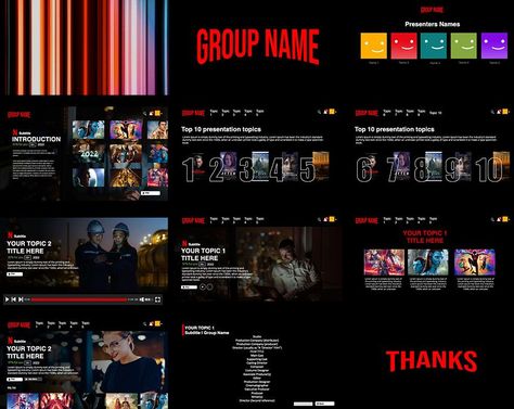 Netflix's innovative approach to content distribution and marketing has set new standards in the entertainment industry. Explore their success with our customized PowerPoint template, designed to captivate audiences with engaging visuals and compelling Netflix Themed Party, Netflix Powerpoint Template, Netflix Powerpoint, Netflix Design, Themed Party Outfits, Free Powerpoint Templates Download, Best Presentation Templates, Yearbook Pages, Interactive Powerpoint