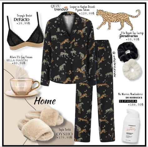 Classy Loungewear, Outfit Polyvore, Pajama Fashion, Cute Pajama Sets, Cute Lazy Outfits, Cute Lazy Day Outfits, Lazy Outfits, Lazy Day Outfits, Classy Casual Outfits