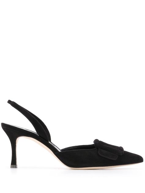 MANOLO BLAHNIK BUCKLE FRONT PUMPS. #manoloblahnik #shoes Manolo Heels, Formal Pumps, Manolo Blahnik Heels, Designer Pumps, Shoe Bags, Fashion Heels, Shoe Lover, Mid Heel, Black Pumps