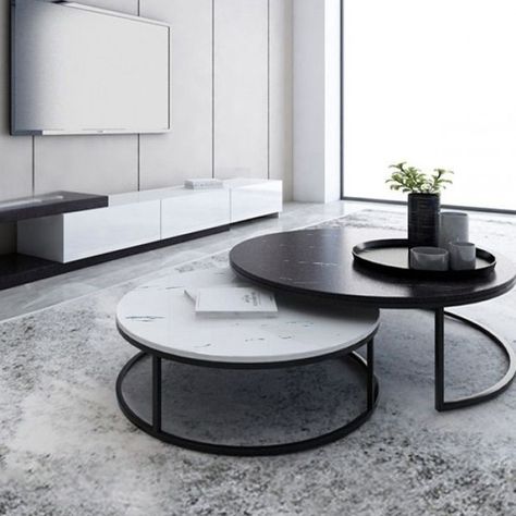 Centre Table Living Room Modern, Modern Coffee Table Decor Ideas, Centre Table Decor, Center Table Design, Modern Center Table, Round Living Room Table, Designer Coffee Table, Centre Table Design, Centre Table Living Room