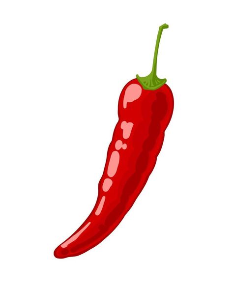 Ripe red hot chili pepper, hand drawn vector illustration isolated on white background. Healthy vegetables icons. Clipart. Chili Pepper Illustration, Chili Pepper Drawing, Chili Clip Art, Pepper Drawing, Red Snacks, Hand Drawn Vector Illustrations, Chilli Pepper, Vector Sketch, Red Hot Chili Peppers