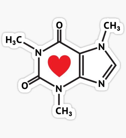 A brown caffeine molecule with a pink love heart. • Also buy this artwork on stickers. Caffeine Molecule, Crazy Tattoos, Pink Love Heart, Weird Tattoos, Molecular Structure, Heart Stickers, Pink Love, Tattoo Images, Tattoos And Piercings