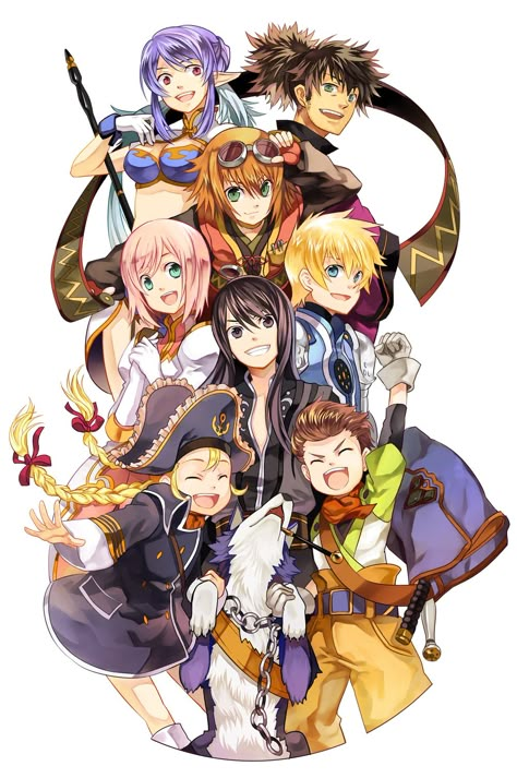 Milky Holmes, Tales Of Symphonia, Tales Of Xillia, Psp Games, Tales Of Vesperia, Tales Of Berseria, Video Game Fan Art, Pirate Captain, Tales Series