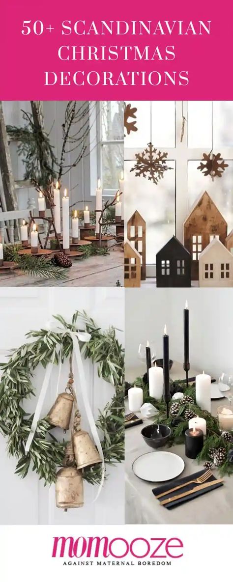 scandinavian christmas decorations momooze Nordic Christmas Decorations, Scandinavian Christmas Trees, Xmas Centerpieces, Hygge Christmas, Scandinavian Christmas Decorations, Scandi Christmas, Alternative Christmas Tree, Simple Christmas Tree, Navidad Diy