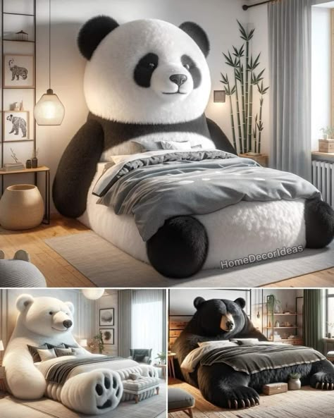 Castle Bedroom Kids, Panda Bedroom, Panda Crafts, Diy Crafts To Do At Home, Panda Craft, Panda Items, Beach Breakfast, Nature Nails, Breakfast Birthday