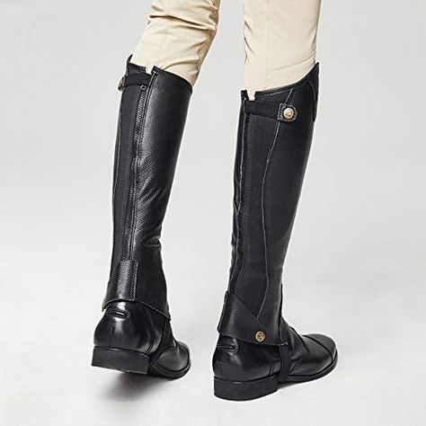 LJQ Leather Riding Leggings Chaps Equestrian Equipment Comfortable Riding Leggings Suitable For Protecting The Rider’s Calf And Breeches,XL Check more at https://www.besthorseboots.co.uk/ljq-leather-riding-leggings-chaps-equestrian-equipment-comfortable-riding-leggings-suitable-for-protecting-the-riders-calf-and-breechesxl/ Equestrian Equipment, Riding Leggings, Leather Leggings, Riding Boots, Over Knee Boot, Equestrian, Leggings, Pet, Lifestyle