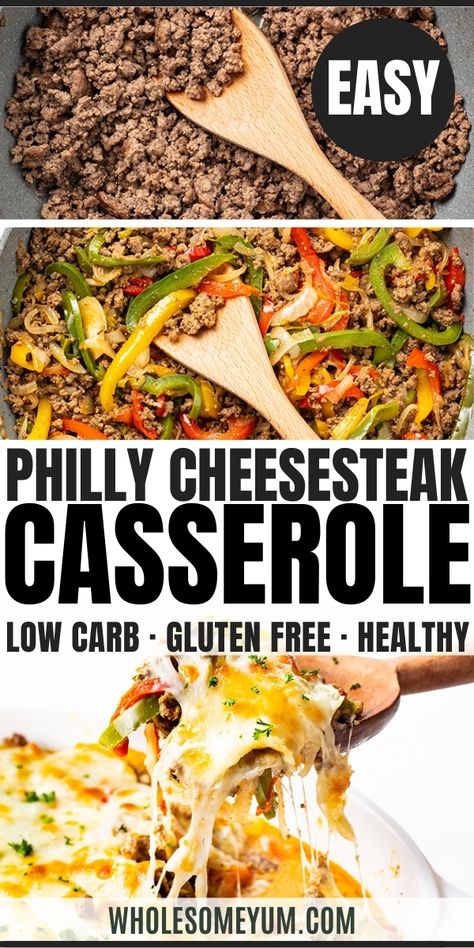 Cheesecake Casserole, Keto Philly Cheesesteak Casserole, Philly Cheese Steak Casserole Recipe, Keto Philly Cheesesteak, Cheese Steak Casserole, Philly Cheesesteak Casserole, Cheesesteak Casserole, Steak Casserole, Philly Cheese Steak Casserole