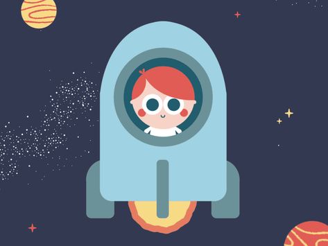 Star Animation Gif, Astronaut Animation, Solar System Gif, Rocket Animation, Rocket Animation Gif, Cut Out Animation, Kids Animation, Solar System Gif Planets, Motion Art