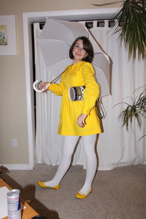 Morton Salt Girl by ~dahlea13 on deviantART Morton Salt Girl Costume, Salt Girl Costume, Salt Costume, Morton Salt Girl, Halloween Costumes Women Creative, Purim Costumes, Morton Salt, School Halloween Party, Diesel Punk