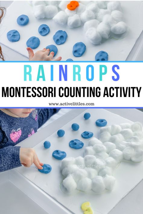 Clouds Activities For Kids, Clouds Preschool, Wind Activities, Earth Preschool, Montessori Projects, Counting Activities For Preschoolers, Fine Motor Play, Weather Activities Preschool, Language Activities Preschool