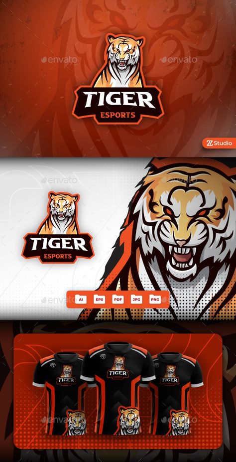 Logo For Sports, Tiger Mascot, Mascot Logo Design, Liner Makeup, Logo Mascot, Logo Sport, Tiger Logo, Graphic Liner, Ad Logo